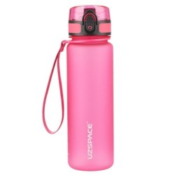 BOUTEILLE A EAU UZSPACE TWB-3026 500ML PINK