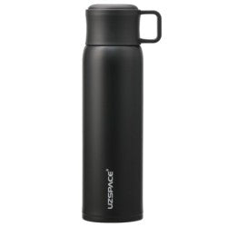 BOUTEILLE A EAU UZSPACE TWB-4077 470ML CLOUDY BLACK