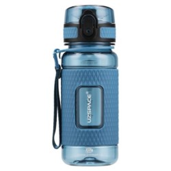 BOUTEILLE A EAU UZSPACE TWB-5043 400ML CLITORIA BLUE