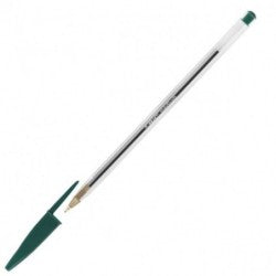 STYLO A BILLE BIC CRISTAL VERT
