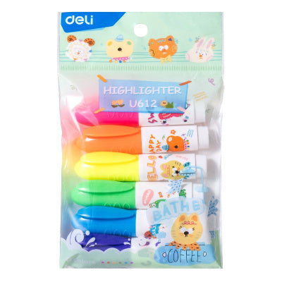 MARQUEUR FLUORESCENT DELI POCH DE 4 REF U612