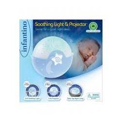 JOUET LAMPE DE PROJECTION POUR BEBE BLEU REF 004627