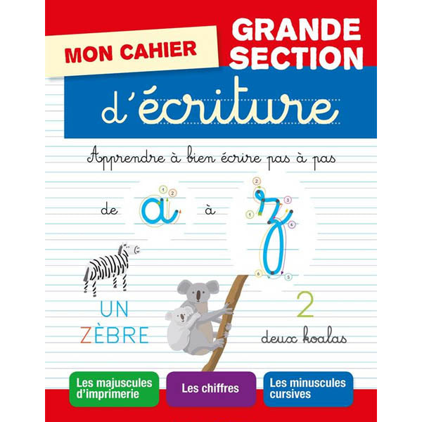 PRIM MON CAHIER D ECRITURE GRAND SECTION