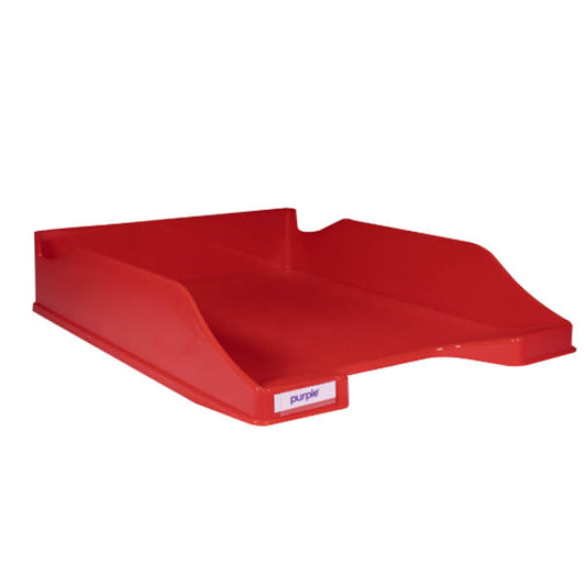 CORBEILLE A COURRIER PURPLE ESSENTIAL ROUGE