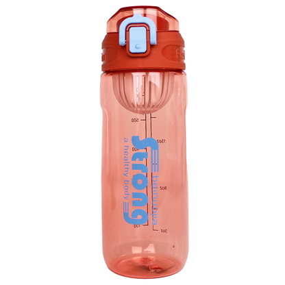 BOUTEILLE A EAU REF HZ801-10 700ML ROUGE PASTEL