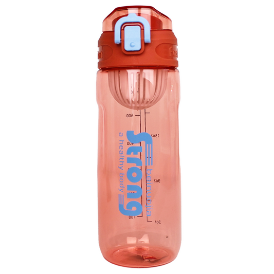 BOUTEILLE A EAU REF HZ801-10 700ML ROUGE PASTEL