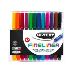 STYLO POINT FINE HI-TEXT POCH DE 12