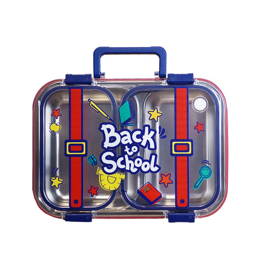 LUNCH BOX BACK TO SCHOOL INOX