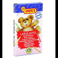 CRAYON DE CIRE JOVI DE 6 REF 959/6