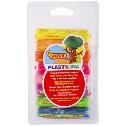 PATE A MODELER JOVI PLASTILINA DE 8 FLUO REF 28F