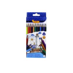 CRAYONS DE COULEUR JOVI 12/18 TRIANGULAIRE REF 733/12