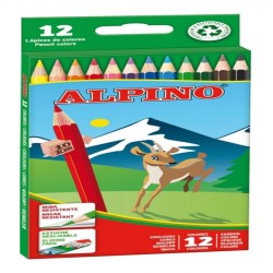 CRAYONS DE COULEUR ALPINO 12/18 REF AL010654