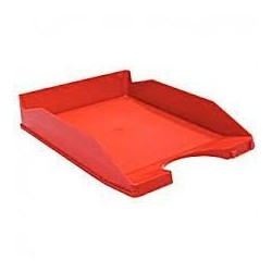 CORBEILLE A COURRIER FAIBO OPAQUE ROUGE