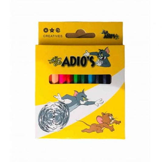 CRAYONS DE COULEUR ADIOS 12/9 JUMBO