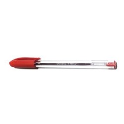 STYLO A BILLE UNIMAX TRIO 1.0 ROUGE