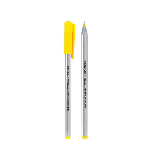 STYLO A BILLE PENSAN TRIBALL 1.0 JAUNE