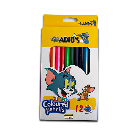 CRAYONS DE COULEUR ADIOS 12/18 JUMBO