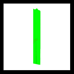 PAPIER CREPON VERT FLUO COOL 80-93
