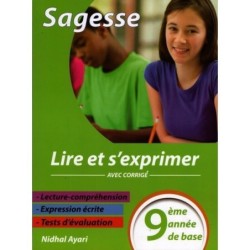 SAGESSE-LIRE ET S EXPRIMER السنة التاسعة