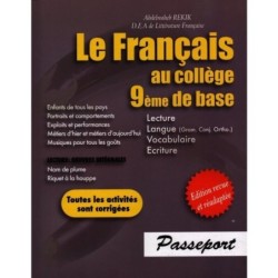 PASSEPORT-LE FRANCAIS AU COLLEGE السنة التاسعة