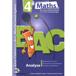 LES CAHIERS DES MATHEMATIQUES-ANALYSE 4E SC.INFORMATIQUES