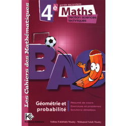 LES CAHIERS DES MATHEMATIQUES-GEO 4E SC.TECHNIQUES