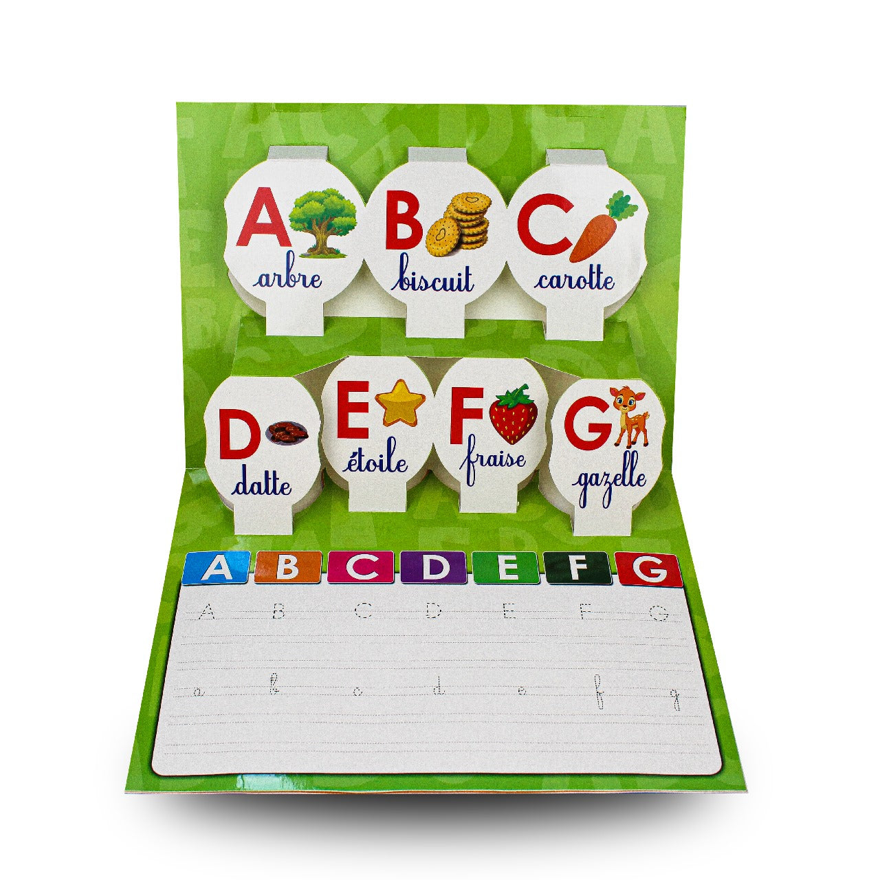 PREP TABLEAU D ECRITURE EFFACABLE FOIRE-Français سلسلة كتابي المجسم