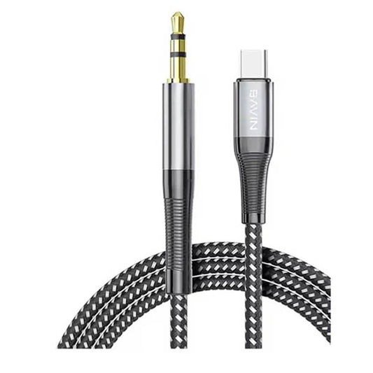 CABLE AUDIO 3.5*3.5MM BAVIN TYPE-C  REF AUX-32