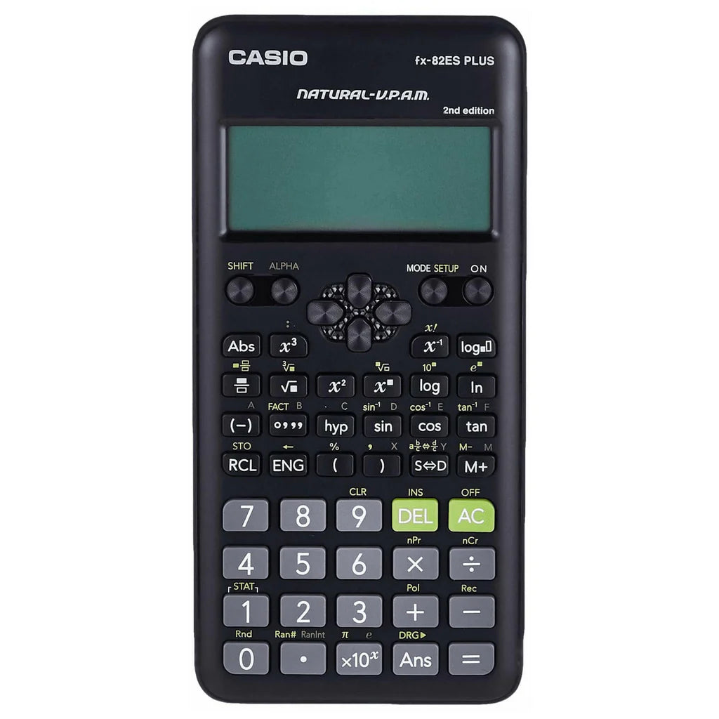 CALCULATRICE SCIENTIFIQUE CASIO FX-82ES PLUS NOIR