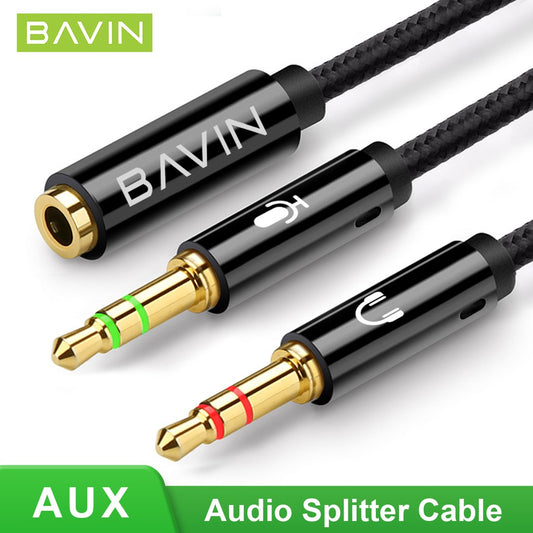 CASQUE ET MICROPHONE DORDINATEUR BAVIN REF AUX-22