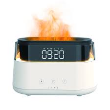 DIFFUSEUR D AROMES A FLAMME AVEC HORLOGE