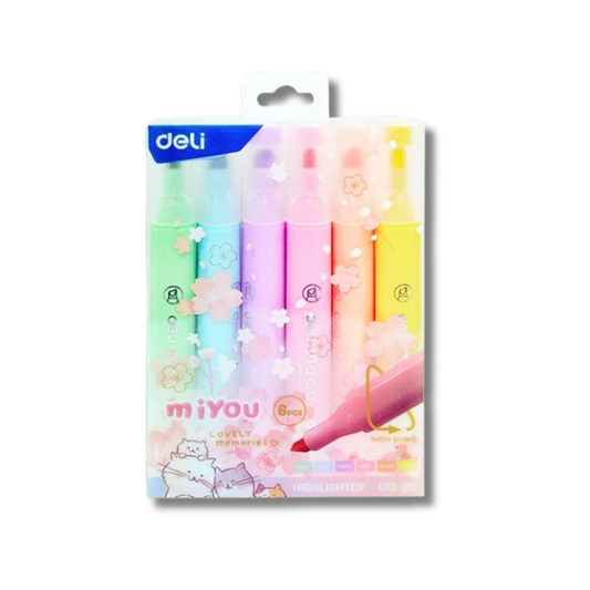 MARQUEUR FLUORESCENT DELI PASTEL POCH DE 4 REF U194