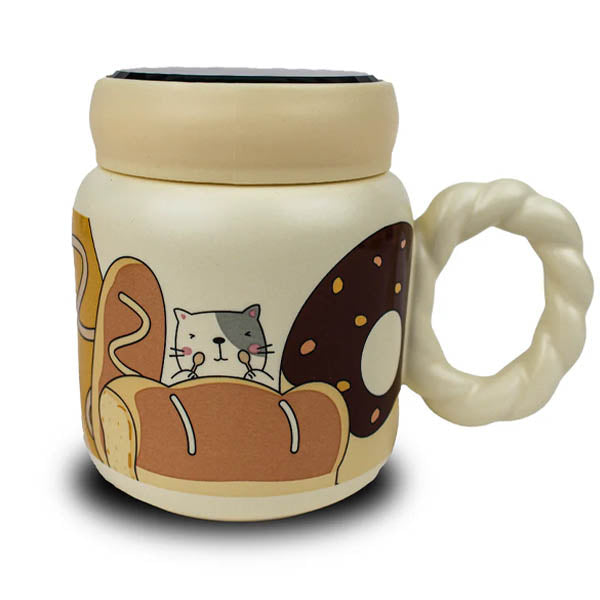 MUG en céramique avec couverture