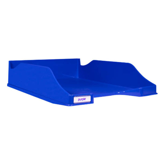 CORBEILLE A COURRIER PURPLE ESSENTIAL BLEU