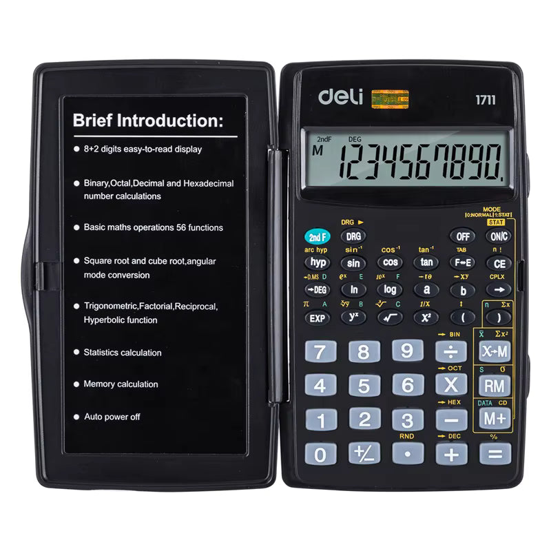 CALCULATRICE SCIENTIFIQUE DELI REF 1711