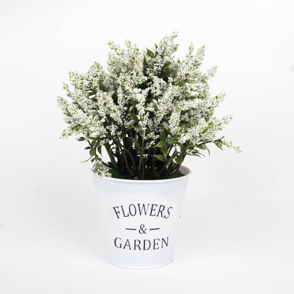 POT DECORATIF MM PLASTIQUE LAVANDE