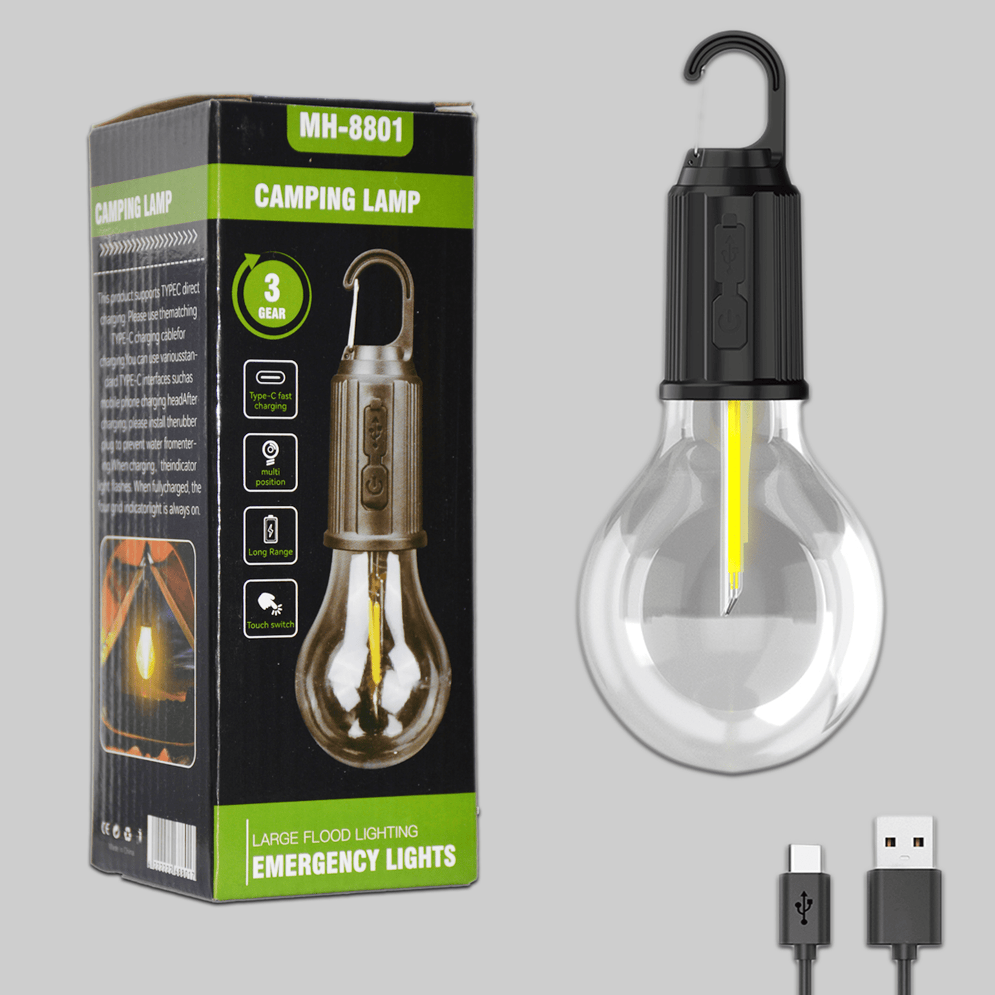 LAMPE DE CAMPING MH-8801