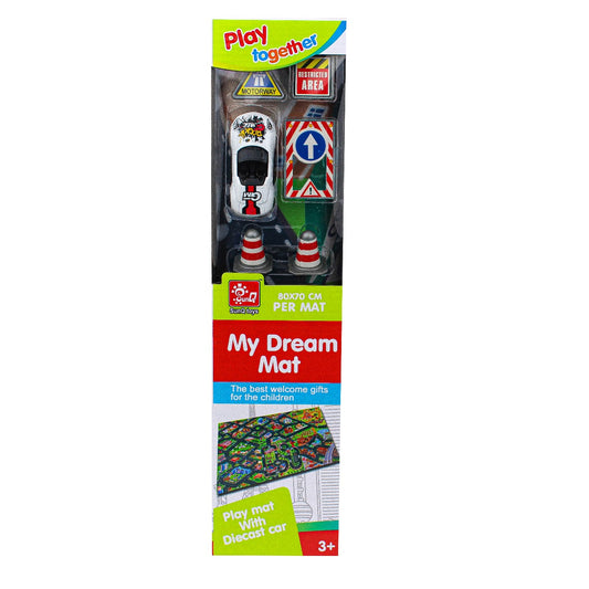 JOUET SET VEHICULES AVEC TAPIS