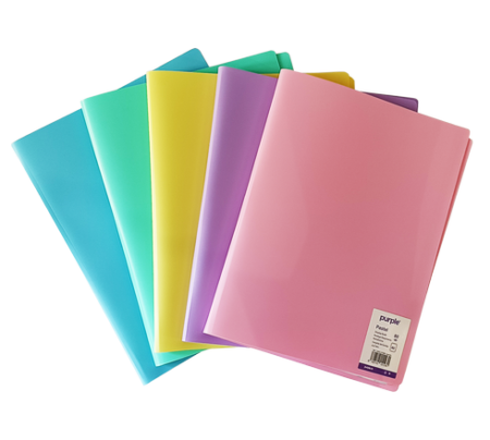 PORTE DOCUMENTS PURPLE PASTEL 200V