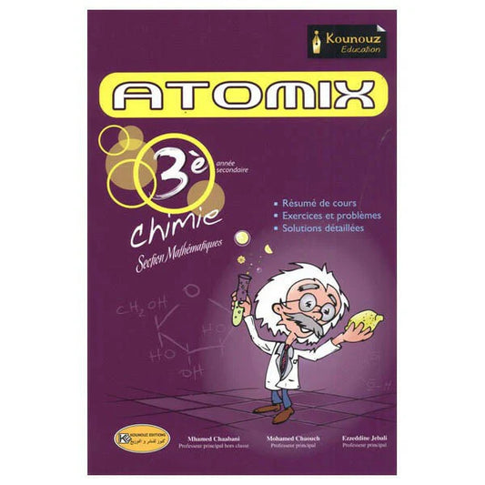 ATOMIX-CHIMIE MATHEMATIQUES 3eme année secondaire