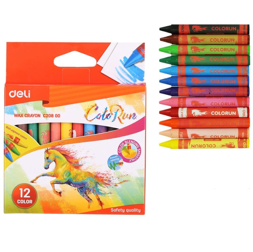 CRAYON DE CIRE DELI DE 12 REF C20800