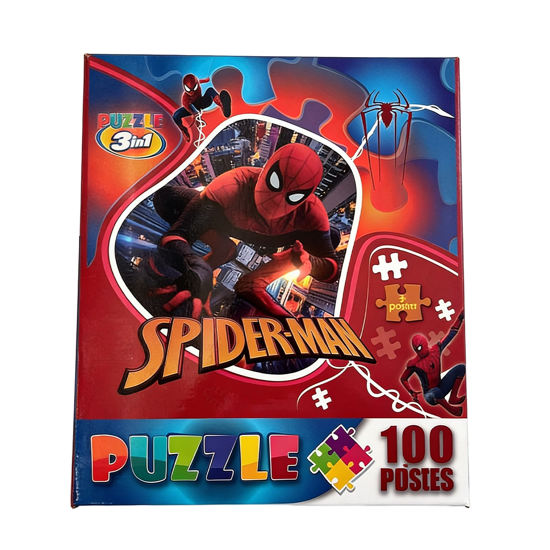 JOUET PUZZLE 3EN1 SPIDERMAN-SONIC