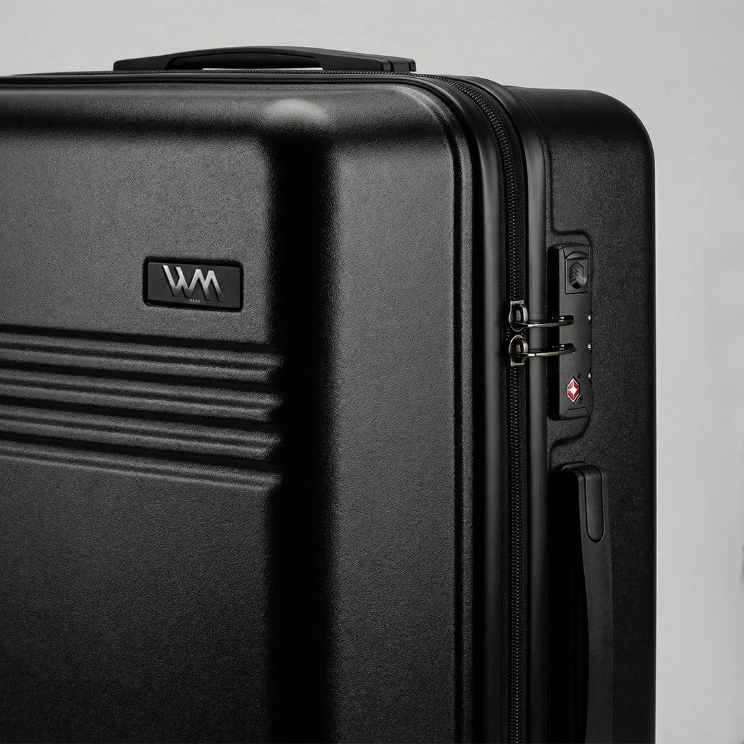 LUGGAGE WAMA LX-1826 DISCOVERY SET DE 3 NOIR