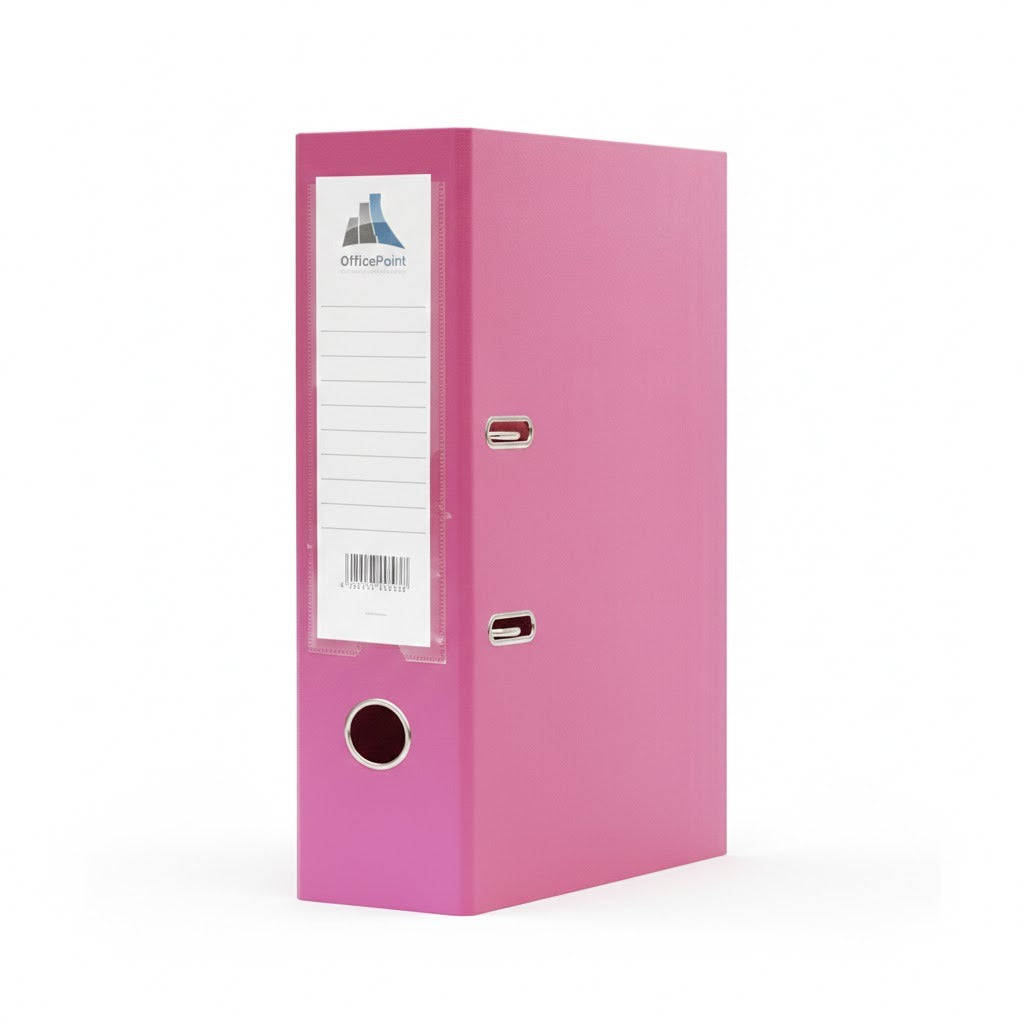 CLASSEUR A LEVIER OFFICEPLAST 75MM ROSE