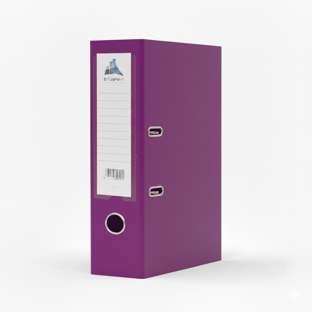 CLASSEUR A LEVIER OFFICEPLAST 75MM VIOLET