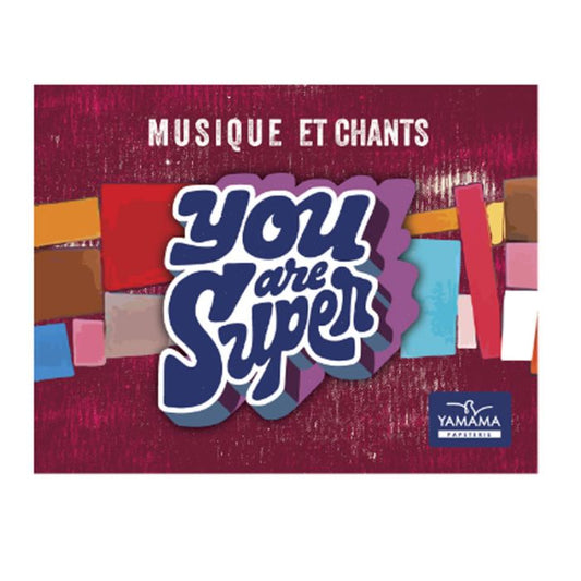 CAHIER DE MUSIQUE ET CHANTS 17*22 48P YAMAMA CP