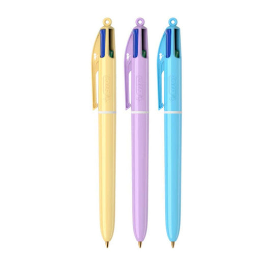 STYLO A BILLE 4EN1 BIC PASTEL