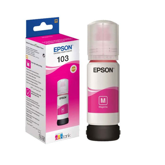 BOUTEILLE D ENCRE EPSON ORIGINAL 103 MAGENTA
