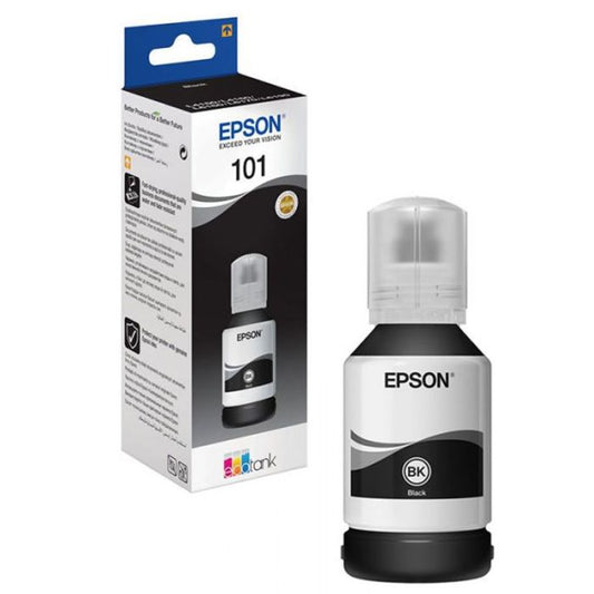 BOUTEILLE D ENCRE EPSON ORIGINAL 101 NOIR