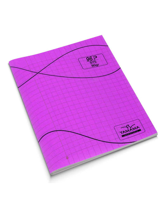 CAHIER 24 YAMAMA BMV 96P 80G CP UNI VIOLET